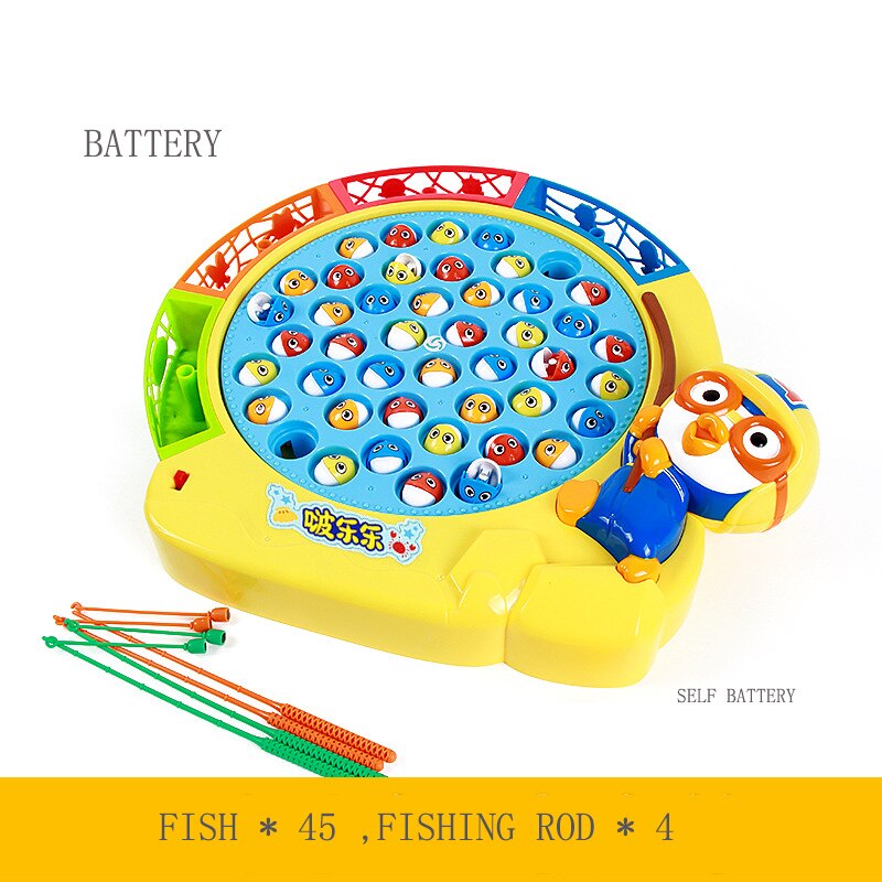 freundlicher Spielzeug Magnetischen Rotierenden Angeln Platte Spielzeug Spiel freundlicher Fisch freundlicher Bildung der Eltern Art Interaktion Spielzeug: Batterie