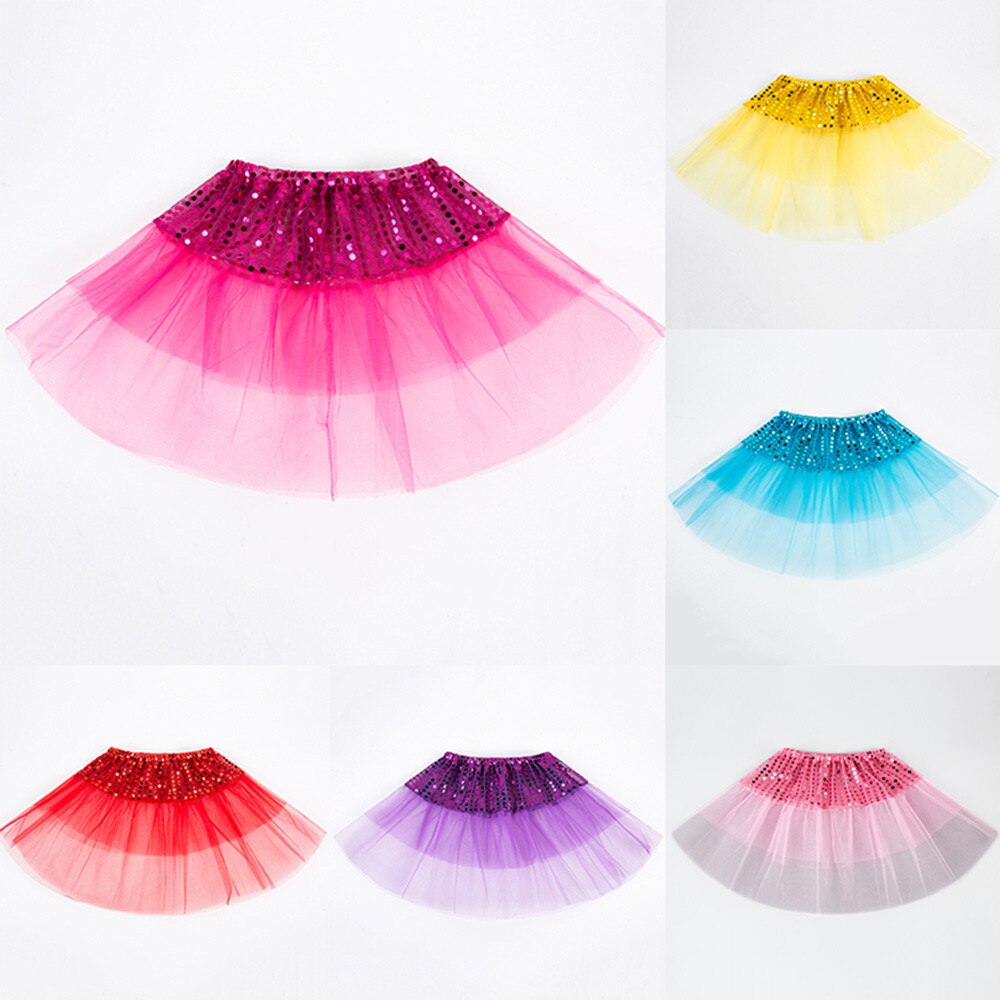 Kids Girls Ballet TuTu Princess up Dance Skirts Wear Costume Party Cute Skirt Baby Skirts Ball Gown kids clothing 2 - 7 Years