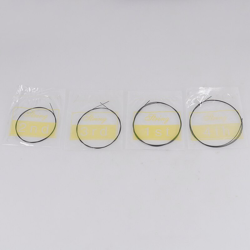 4 sztuk/zestaw czarny nylon struny ukulele wymiana część dla 21 Cal 23 Cal 26 Cal instrument strunowy dla ukulele części robić gitary