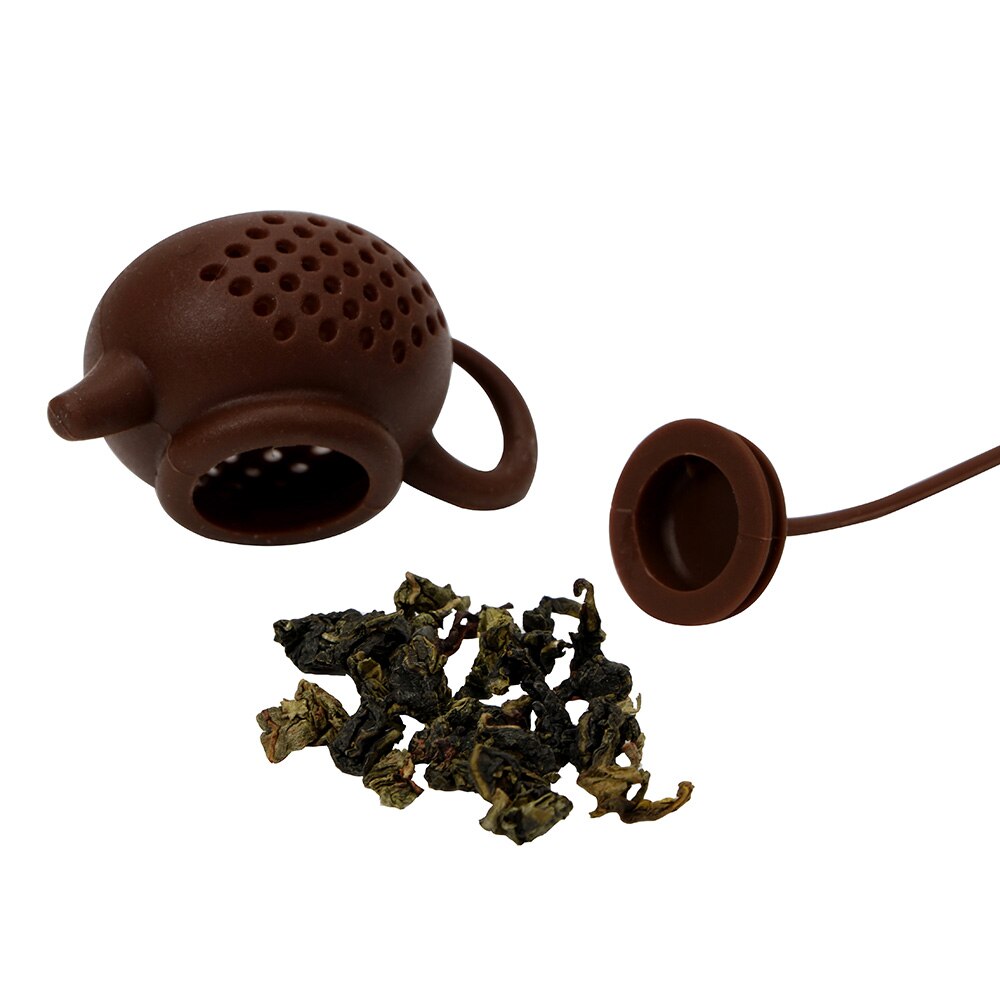 NICEYARD Silicone Tea Bags Tea Strainer Herbal Filter Diffuser Teapot Shape Tea Infuser Empty Tea Accessories Teaware