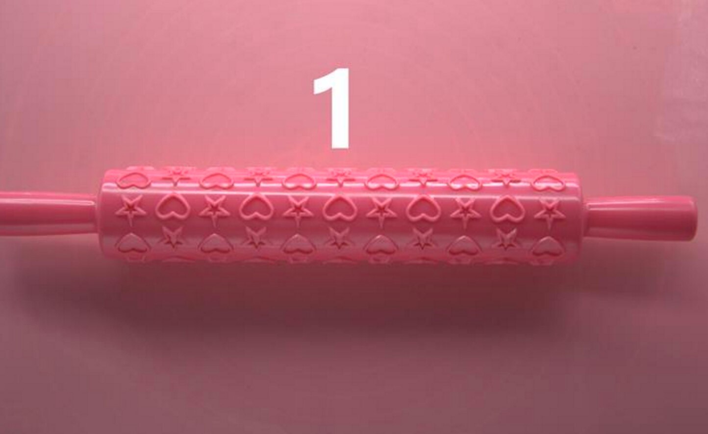14 Styles Pastic Non-stick Fondant Cake Embossing Roller Sugarcraft Decorating Lace Rolling Pin DIY Kitchen Cooking Tool D794: 1