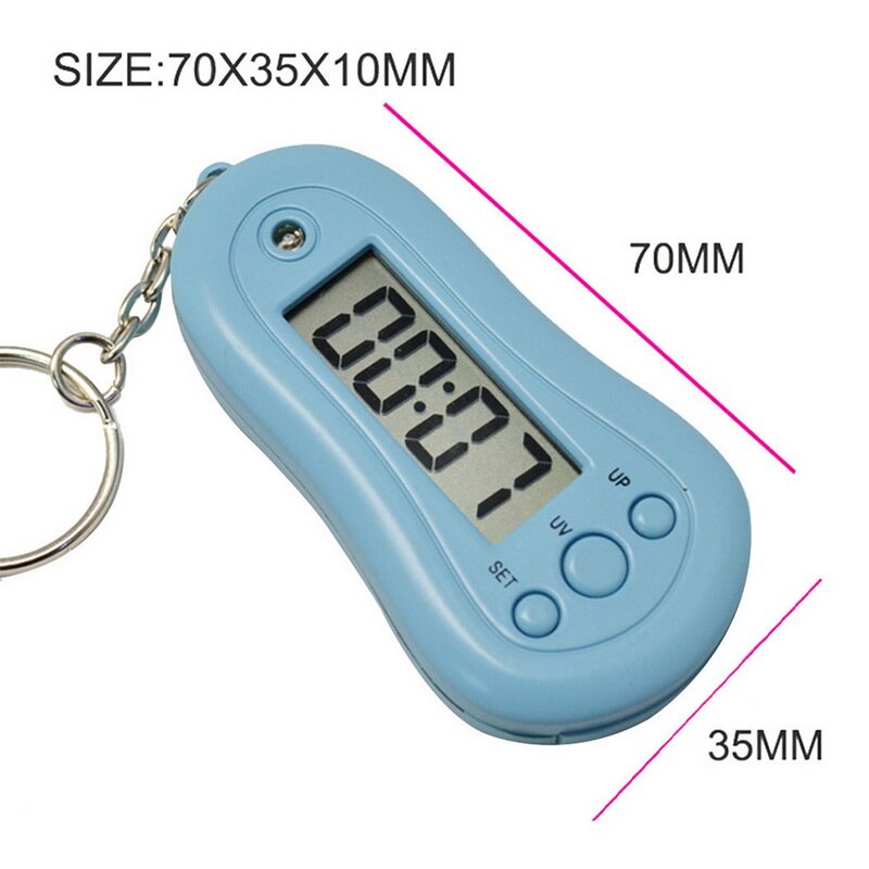 Mini détecteur UV bleu matériel portatif d'abs avec le porte-clés sans batterie 7.7*3.6*1.2CM 1 pièces