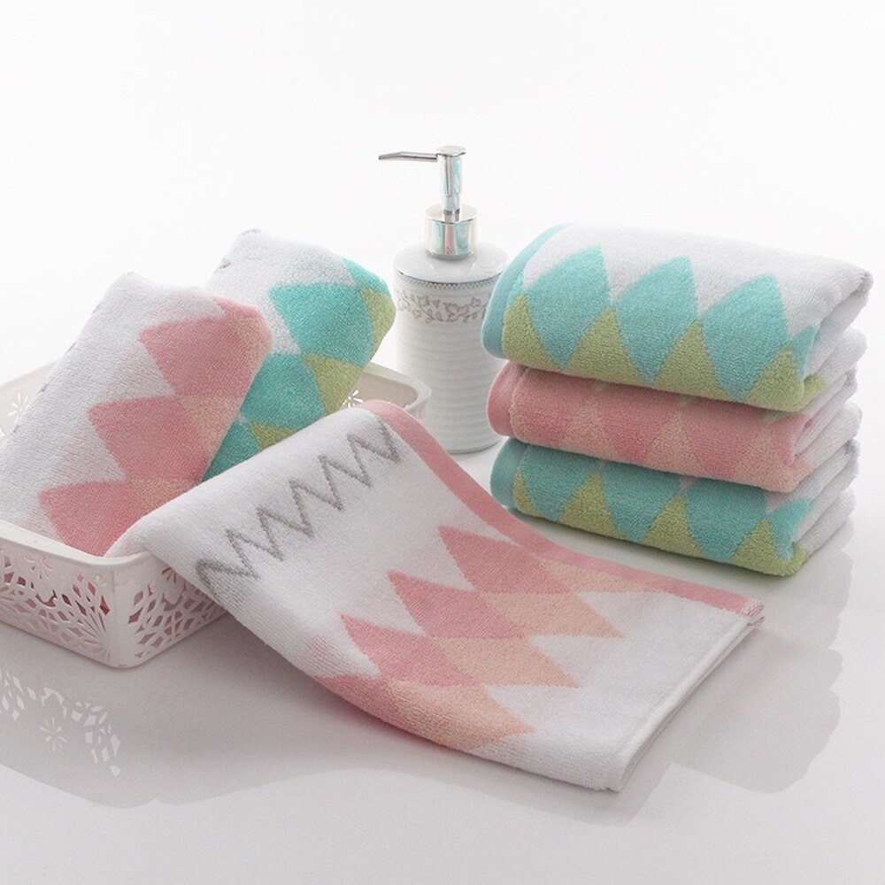 Family Match Face Towel for Daily Life Printed Soft Cotton Unisex Face Towel for Adult Kid 34X74CM Rectangle Cloth