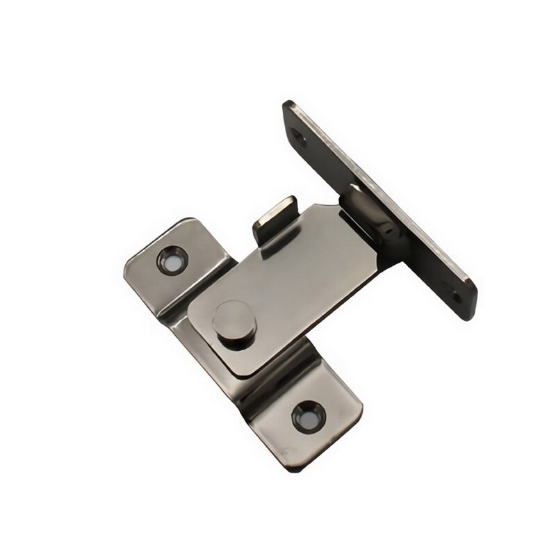 90 Degree Door Buckle Bolt Barn Home Bathroom Door Lock Right Angle Bending Latch Hasp: G321634