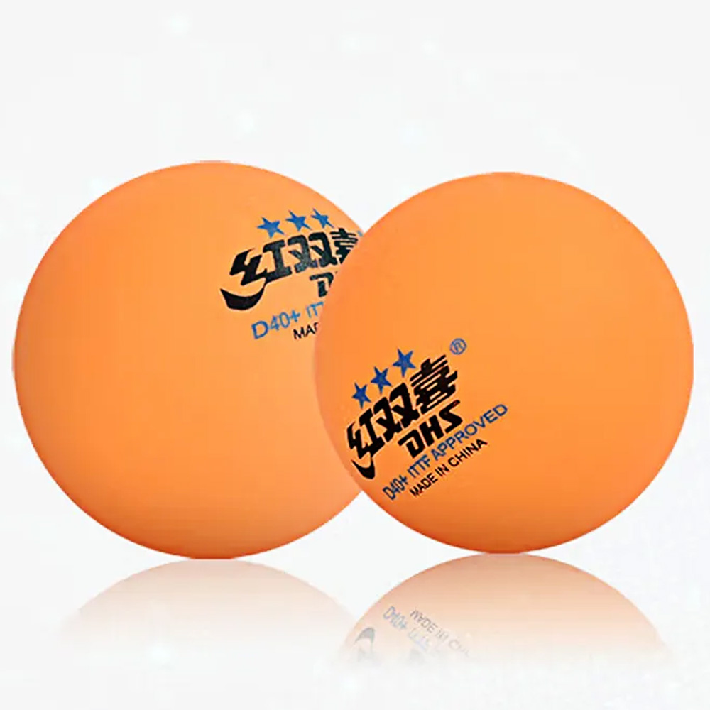 DHS D40+ DJ40+ Pelotas de Ping Pong 3 Estrellas ABS Material Pelota de Tenis de Mesa Especial para WTT