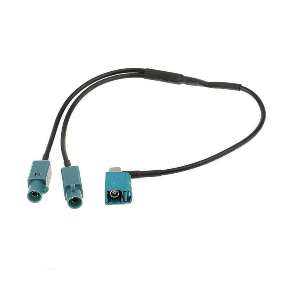 En fakra hun til to fakra han konvertering kabel radio antenne forstærker adapter stik universal
