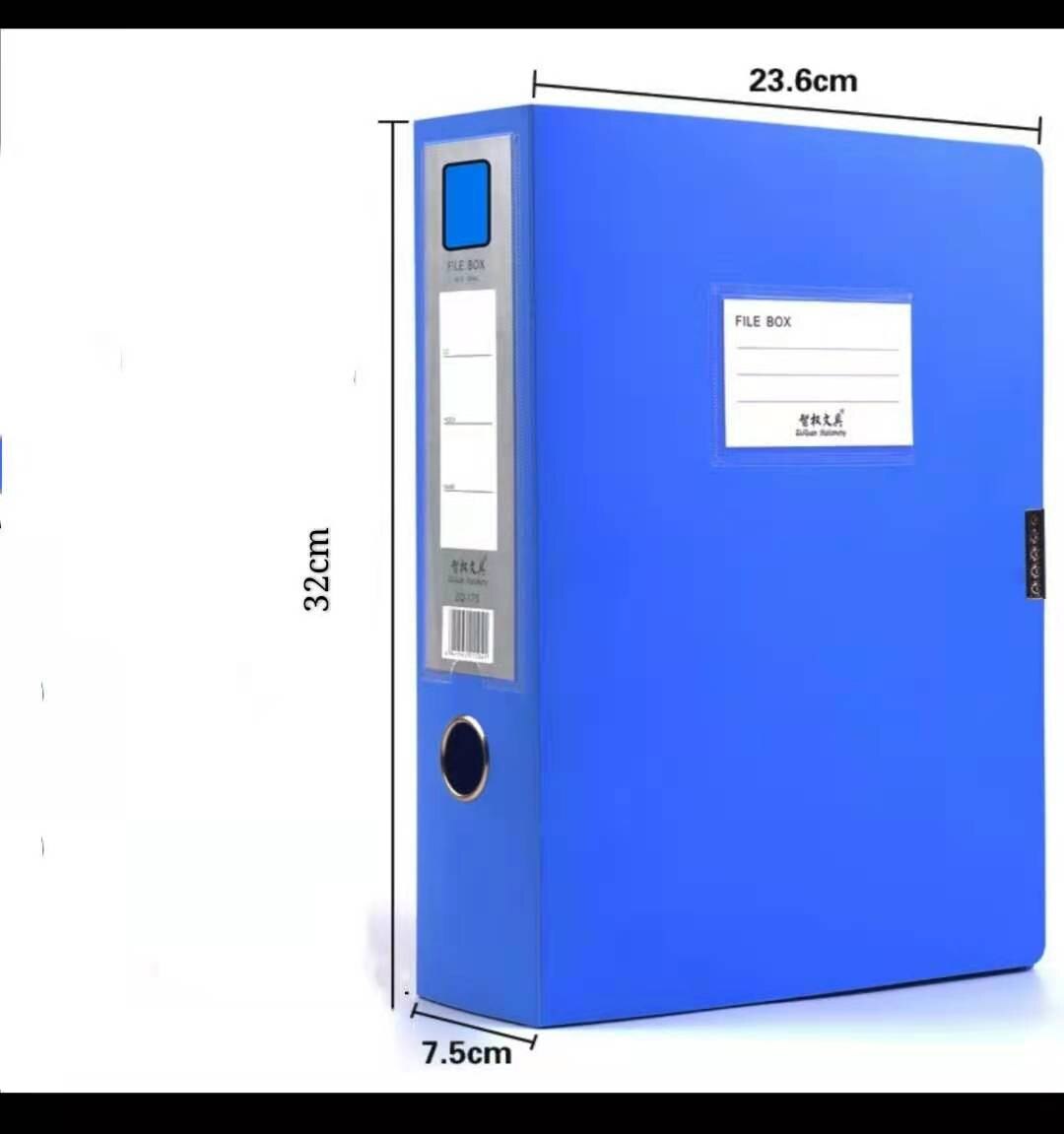 Office file box file box plastic file box storage box PP plastic folder customization: 75