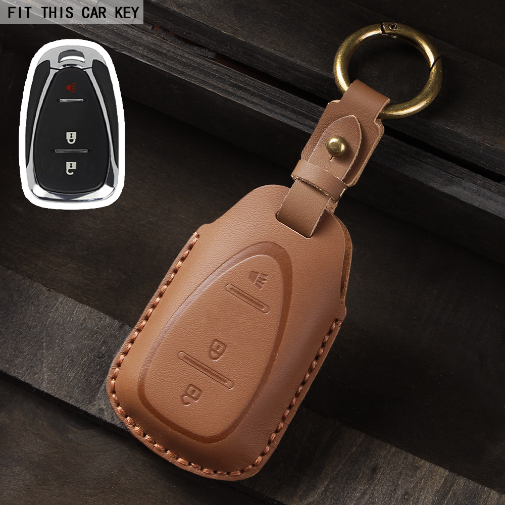 Funda para llave de coche, carcasa Fob para Chevrolet Cruze Spark Sonic Camaro Volt Bolt Trax Malibu Captiva Lacetti Aveo 2 3 4 5 botones: Rojo