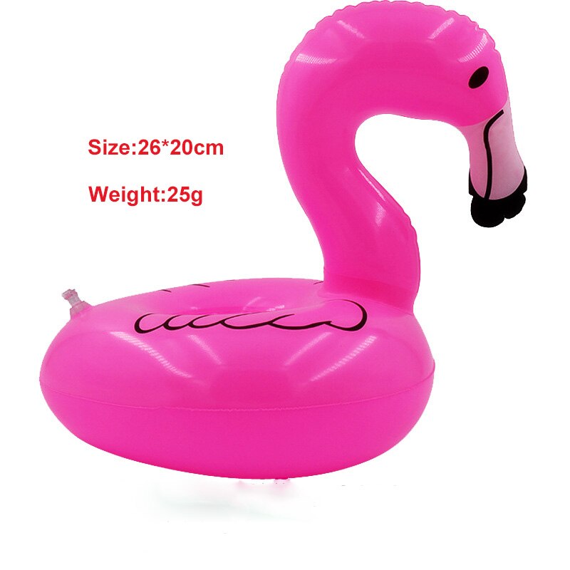 Rooxin oppustelig drink ølholder donut kirsebær kopholder til pool flyder svømmering drikkevare holder vand sjov fest adgang: Flamingom