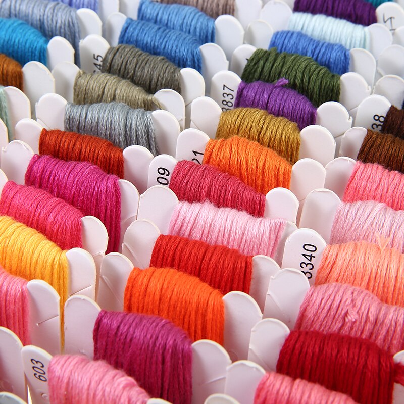 Boîte de rangement de fil de broderie, ensemble de fil artisanal de 150 couleurs, pour bobines de point de croix, 1 pièce