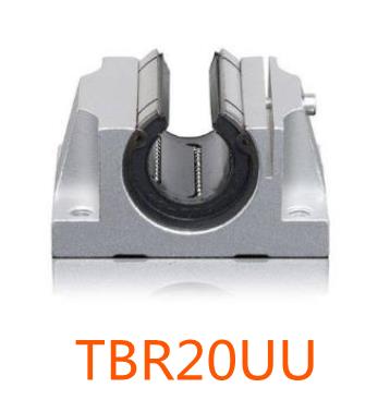 linear bearing, guide rail linear opening slider bearing TBR20UU: Pink