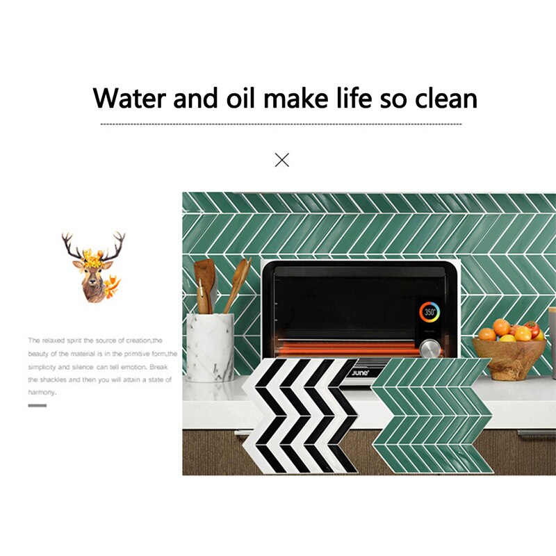 3d estéreo adesivos de parede papel de parede de fundo, tijolo de cristal impermeável e oilproof