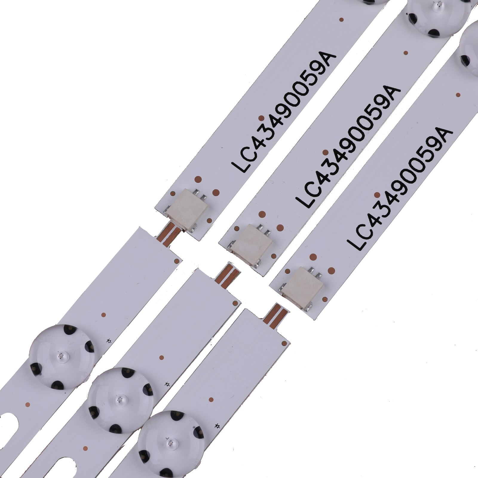 3 PCS 7LED LED Bande De Rétro-Éclairage Pour LG 43UJ635V 43UK6300PLB 43UJ651V 43UJ634V 43UJ630V 43UJ561V 43UJ655V LC43490059A LC43490058A