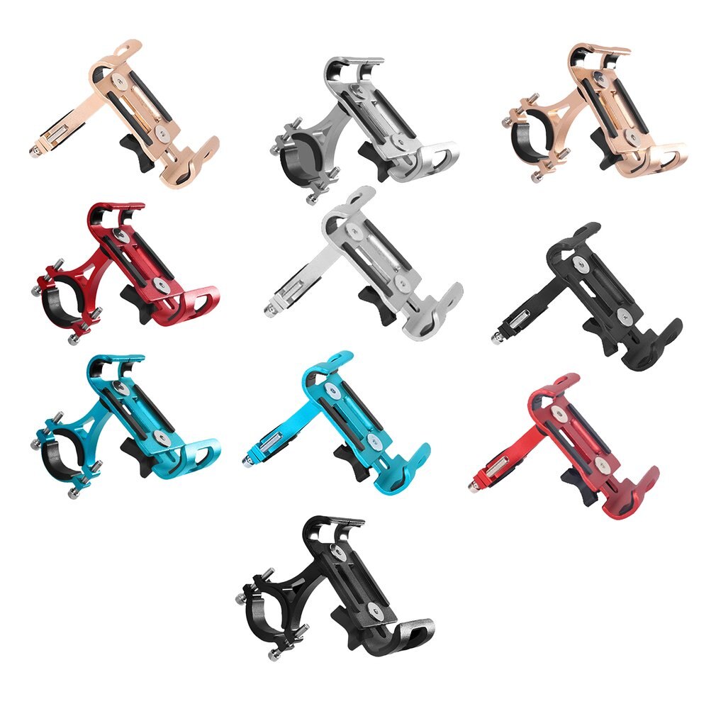 Aluminium Legering Mobiele Telefoon Houder Stands Voor Fiets Motorfiets Metalen Mountainbike Racefiets Telefoon Houder