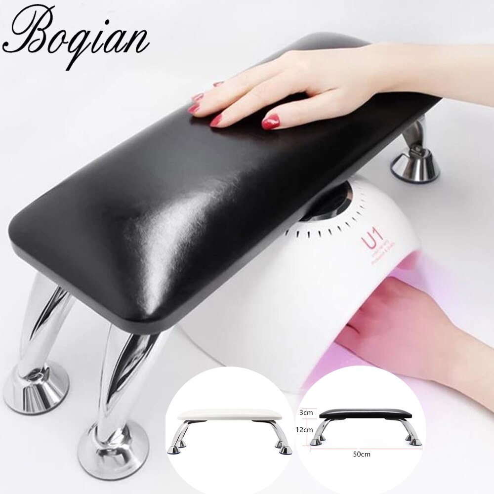 BQAN – repose-main en cuir pour les ongles, accessoires de manucure, support de Table, avec accoudoirs, pour Nail Art
