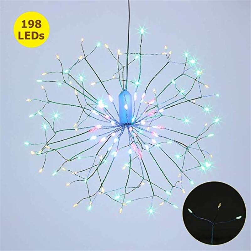 FÜHRTE Feuerwerk Schnur Lichter Löwenzahn Lampe Weihnachten Gebühr Lichter Girlande Angetrieben Durch AA Batterie Beleuchtung Hause Dekoration