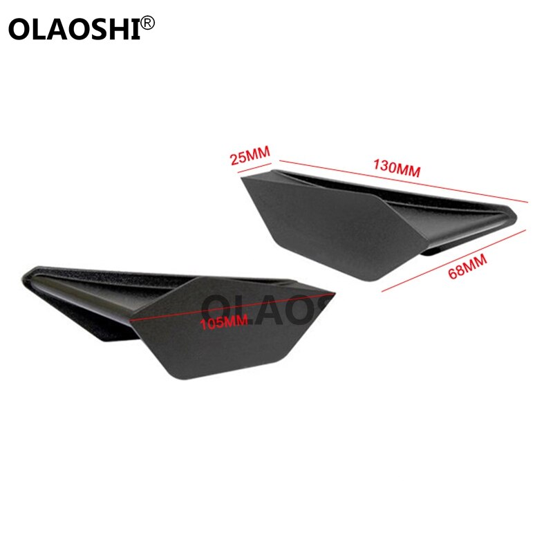 Plastic Motor Dynamische Winglet Aerodynamische Motorfiets Wing Kit Winglet Kit Voor Motorfietsen