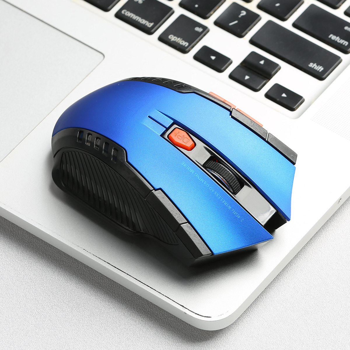 Wireless Mouse USB Computer Mouse 2.4G Portable Mobile Optical Office Mouse Adjustable DPI Levels for Notebook PC Laptop MacBook: Blue