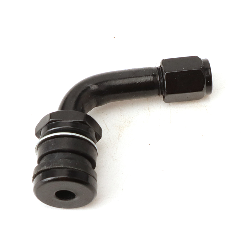 1 Pcs Alloy Rubber Straight valve/bend valve Tubeless Tyre Bicycle Auto Parts Tire Valve Accessories 5 colors: black bend