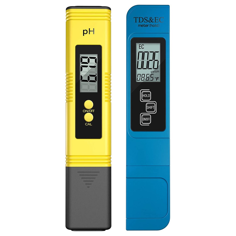 Digital LCD Ph Meter 3 in 1 Water Tester TDS Temperature EC Meter PH Meter Tester 0-9990ppm Water Purity Aquarium Filter