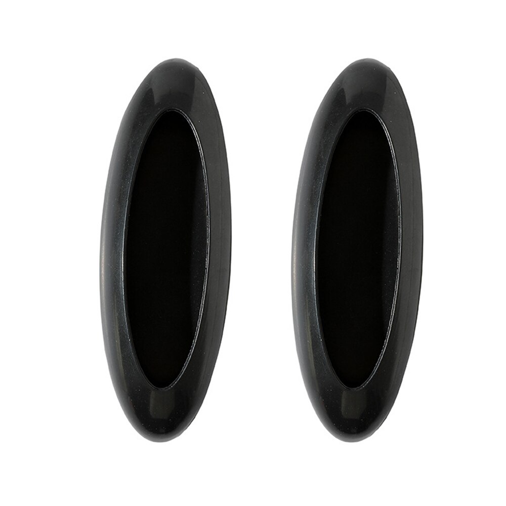 Paste Multi-Purpose Handle Home Rectangular Handle Glass Door And Window Sliding Door Push-pull Auxiliary Door Handle 2Pcs: black