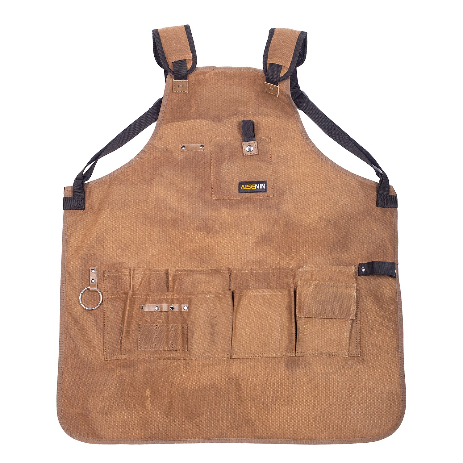 Kosma 11 Pocket DIY lederen timmerman Elektricien Pouch | Tool Riem | Tool Organizer | Quick Release werk riem
