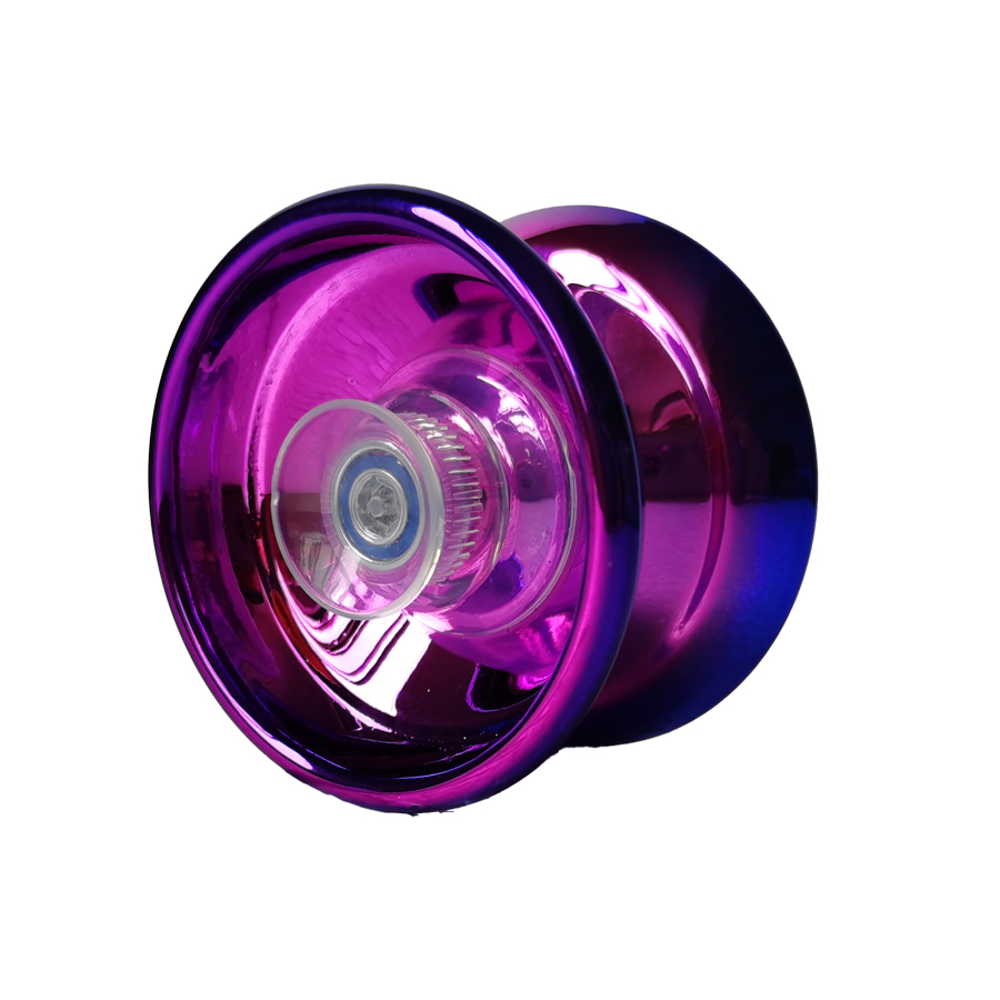 Palla Yoyo professionale in metallo e alluminio per bambini principianti, Yoyoball competitivo, Yoyoyoball per bambini adulti con accessori: Viola