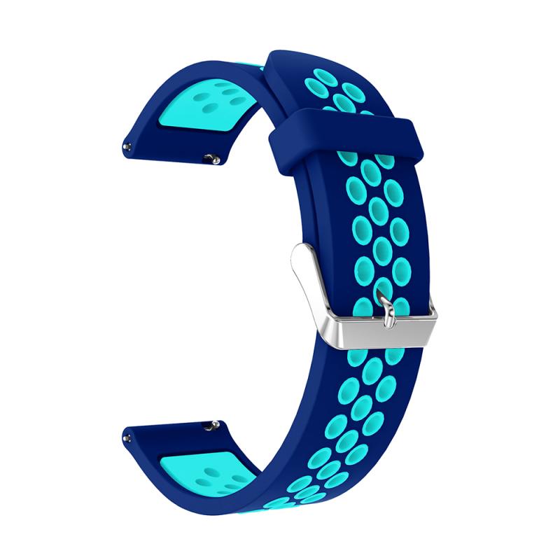 Geeignet für Huawei HUAWEI Uhr GT/GT2 Metall Schnalle Doppel Farbe Runde See Silikon Band Clever Uhr Gürtel Uhr zubehör
