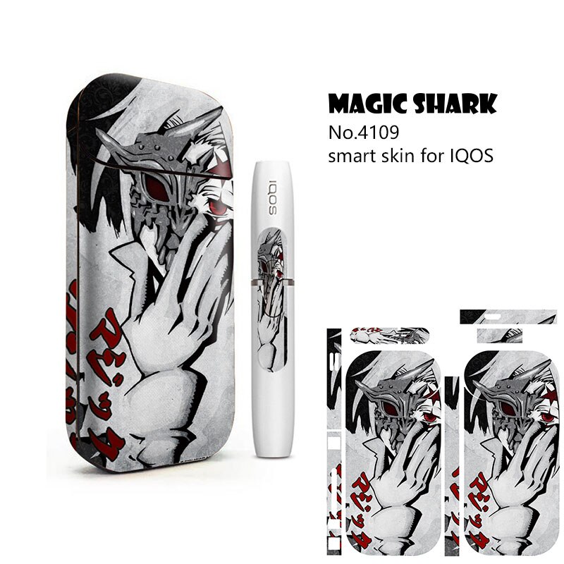 Magic Shark Anime Blood For IQOS 2.4 Plus Skin Cover Case Sticker IQOS 2.4p Sticker For IQOS Sticker: 4109