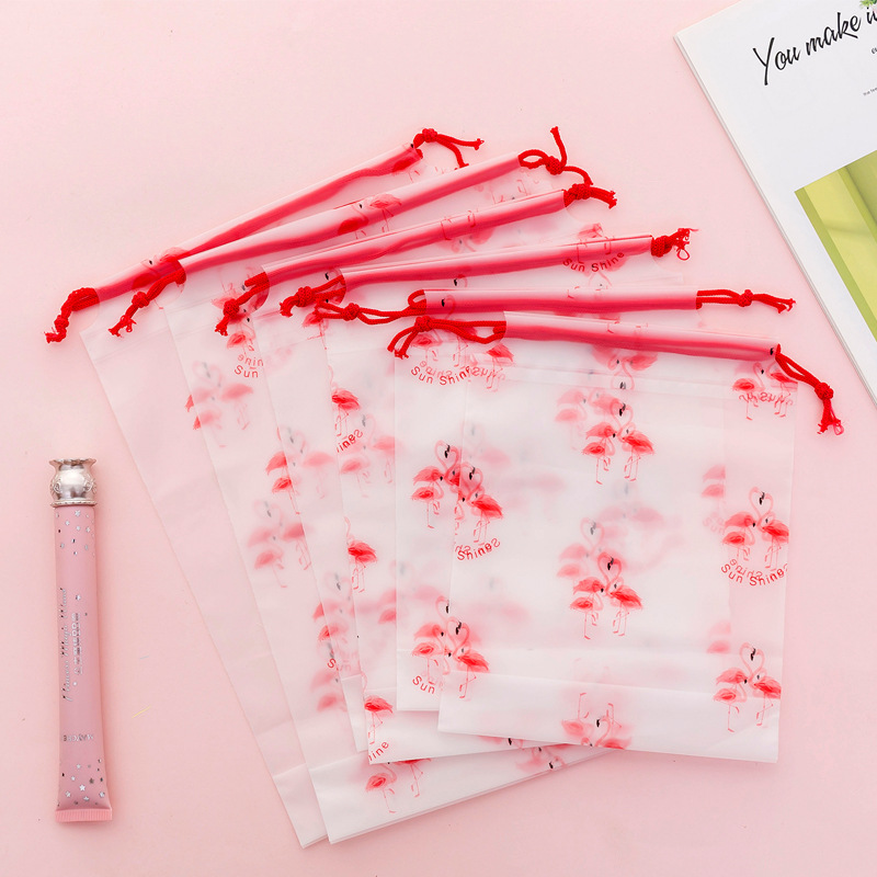 Reismake-upkoffer katten transparante cosmetische tas dames rits flamingo bad organizer opbergtas toilettas wasverzorgingsset