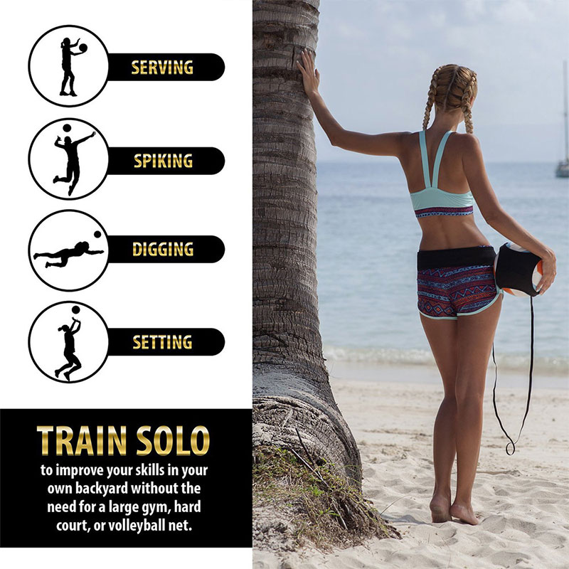 Volleybal Kick Riem Volleybal Tas Trainingsapparatuur Outdoor Sport Strand Volleybal Leveranties Draagbare Volleybal Training Tool