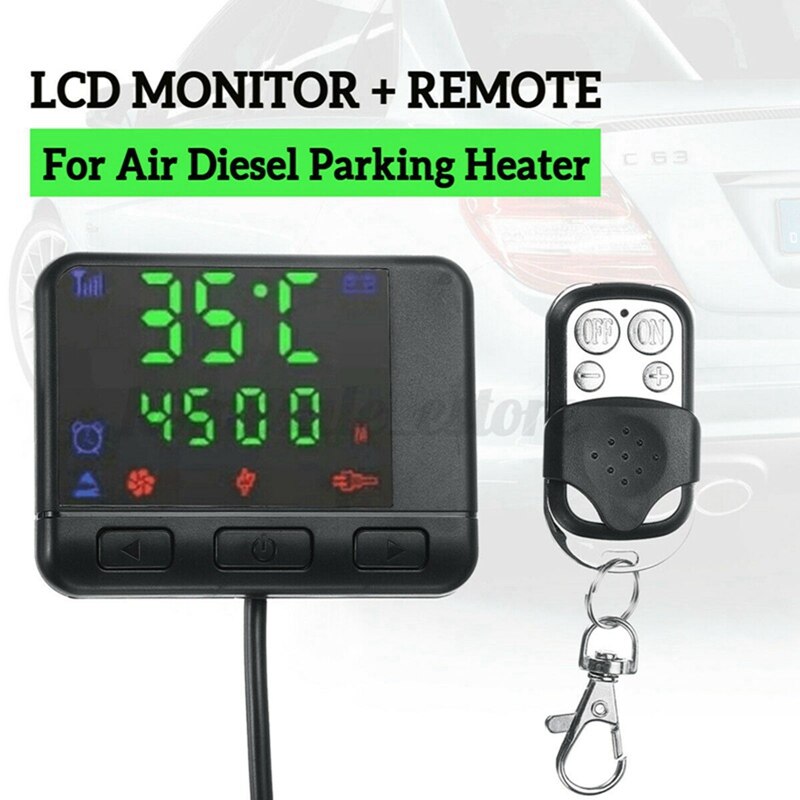 Voor Universele Lcd Monitor Met Afstandsbediening Auto Air Parking Heater Controller Schakelaar Auto Accessoires