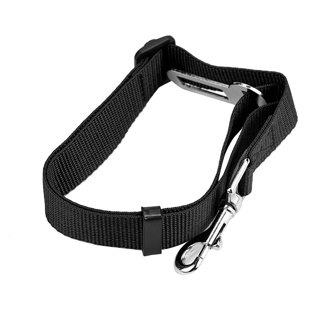 Huisdier Autogordel 2.5Cm Materiaal Huisdier Veiligheid Riem Hond Trekkabel Hond Veiligheidsgordel: Black