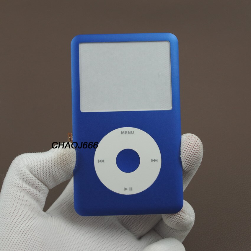 Colorful Anteriore della Piastra Frontale Fascia Clickwheel Centro Tasto Custodia Kit Copertura di Caso per iPod 6th 7th Classic 80GB 120GB 160GB: Blue White Blue