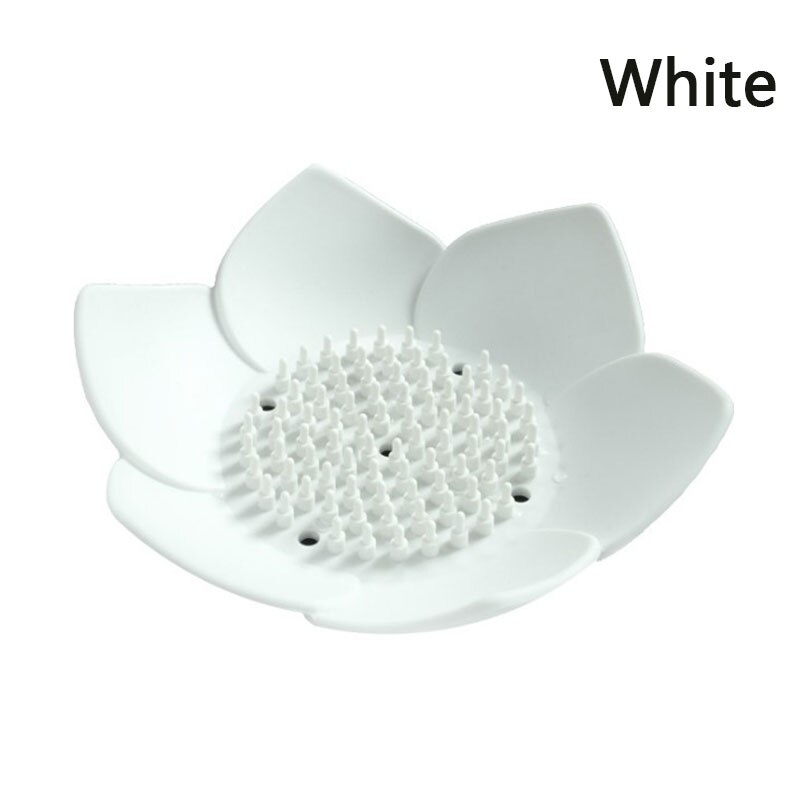 1pc siliconen afdruipbakjes, zeepbakjes, lotusvormige houder, draagbare zeepbakjes, antislip zeepbakjes, badkameraccessoires: Gewicht