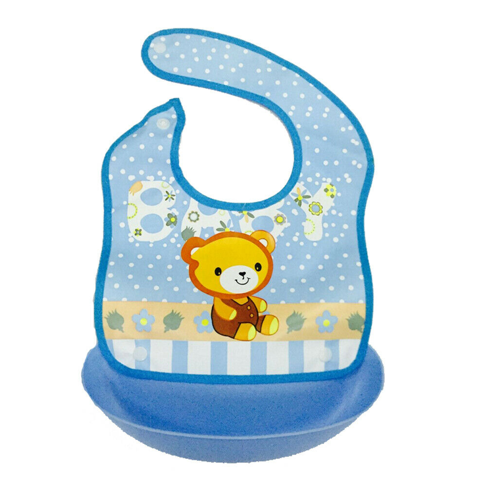 heißer Baby Zubehör Lätzchen Burp Tücher Kleidung Neue Wasserdichte Silikon Baby Lätzchen Waschbar Roll Up Crumb Catcher Fütterung