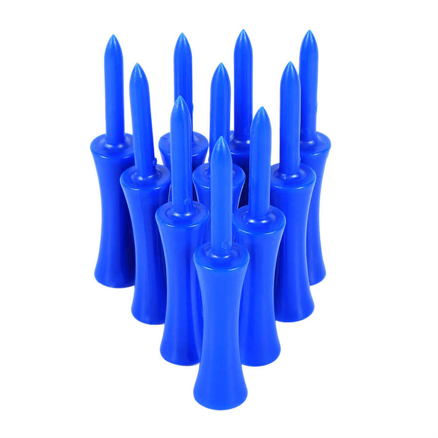 100 Stks/pak 68Mm Plastic Blauw Tees Stap Down Tool Voor Golf Sport