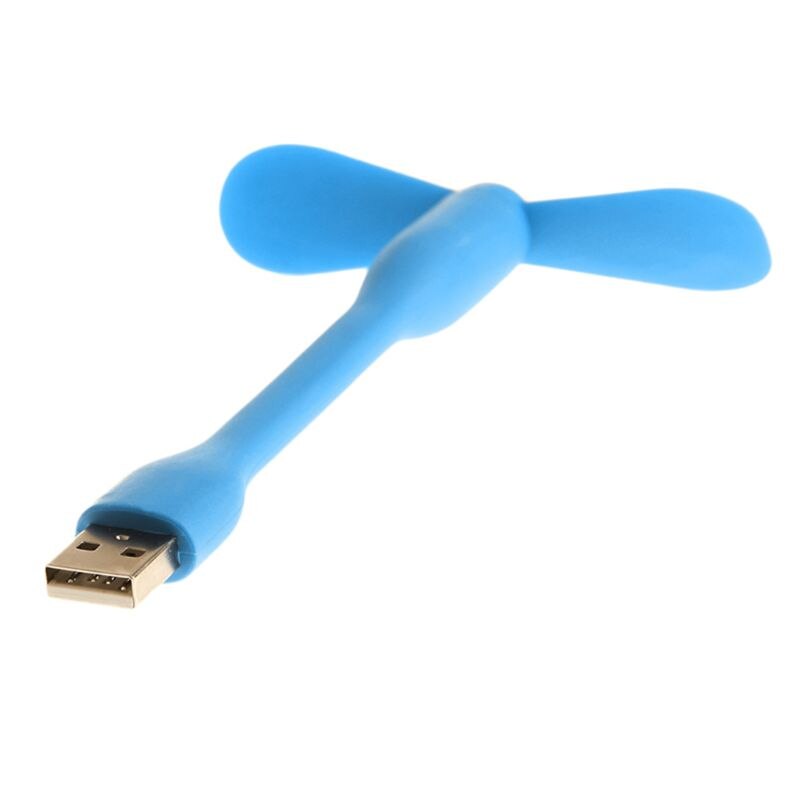 Flexible USB Fan USB LED Light Lamp For MacBook Laptop Notebook PC Power Bank