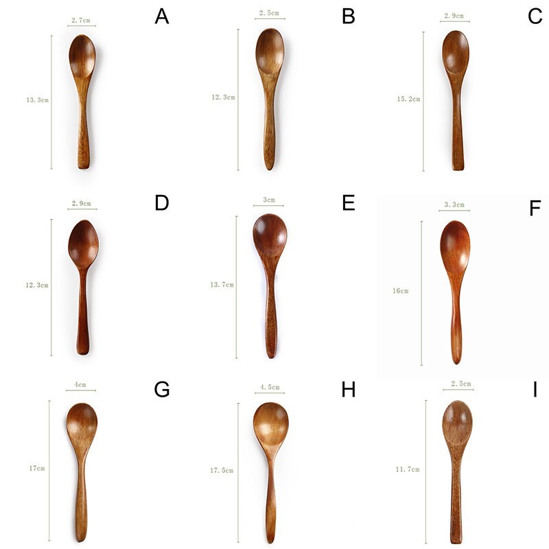 Wooden Spoon Bamboo Kitchen Cooking Utensil Tool Soup Teaspoon Catering For Kicthen Wooden Spoon