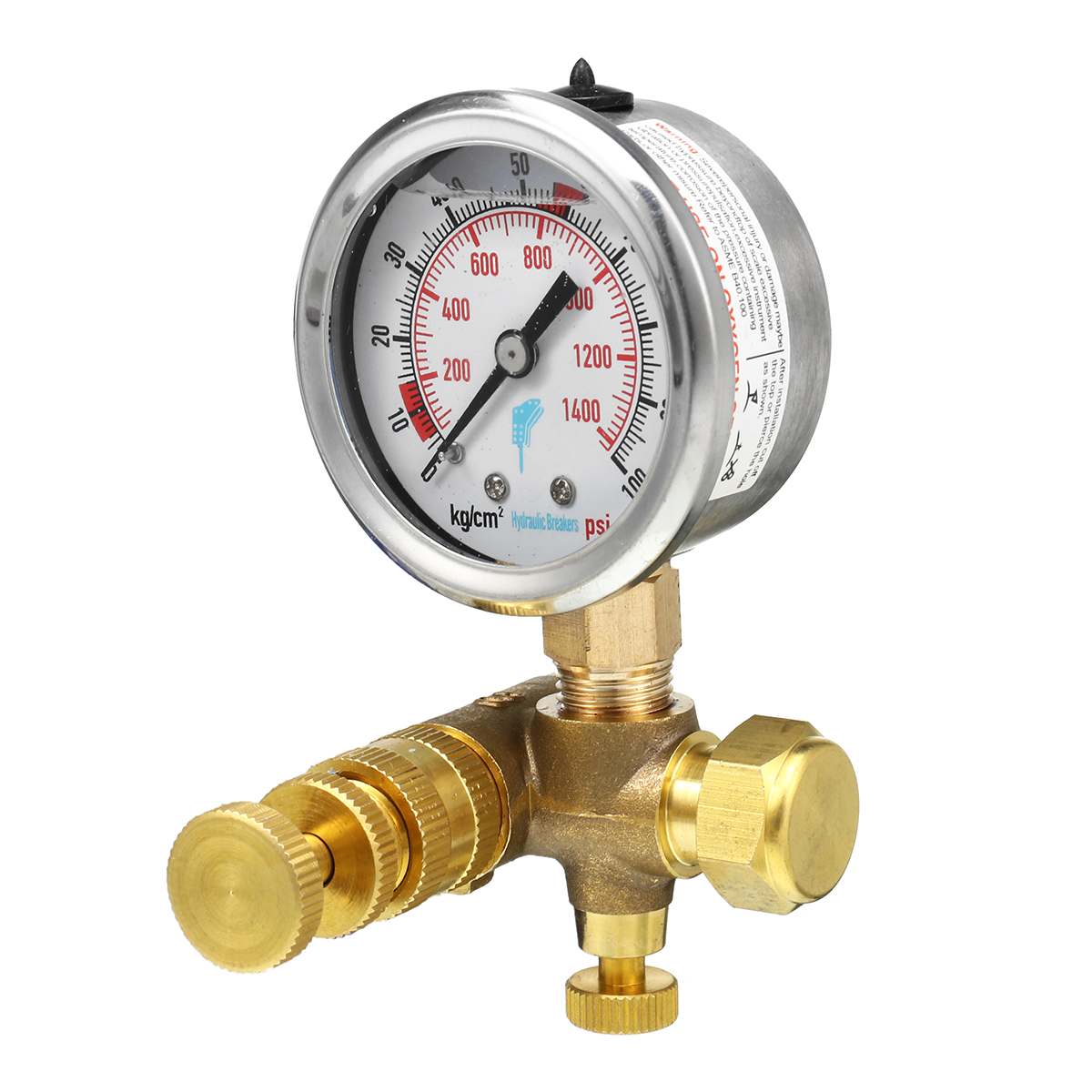 Pressure Gauges Kit Nitrogen Gas Charging Hydraulic Breaker Hammer Device Measurement Accessories Gauge Controller