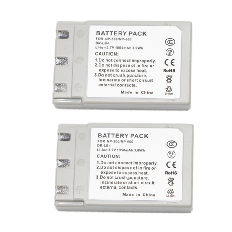 Battery or Charger For Konica DR-LB4 Revio KD-310 310Z 400Z 410Z 420Z 500Z 510Z: Blue