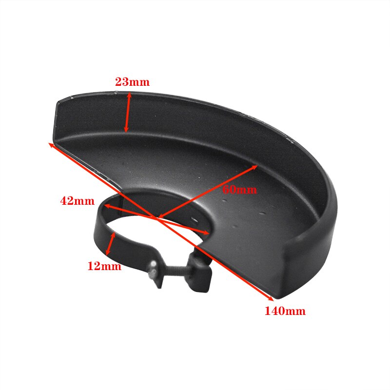 Black Cutting Machine Base Metal Wheel Guard Safety Protector Cover for 125 Angle Grinder