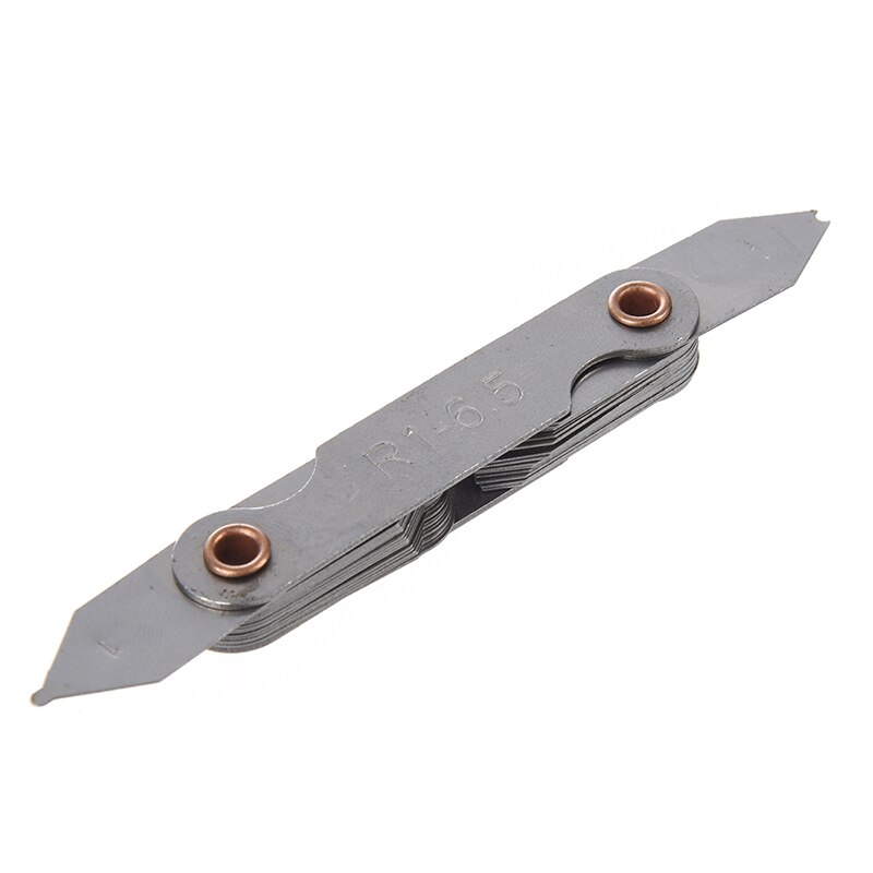 R1-6.5mm Pocket Measure Tool 32 Leaves Radius Gauge Gage