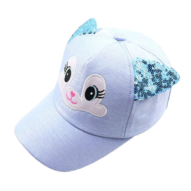Sombreros de bebé bonitos dibujos animados niño coreano gato béisbol sombrero primavera verano bebé niño sombreros para el sol para niña gorros niños Fotografía Prop: BL