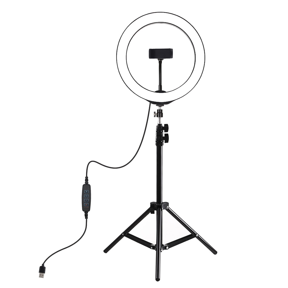 PULUZ makeup Ring Lights LED Ring Light Lamp LED decoration lights flash tripod for phone burning goods for tik tok