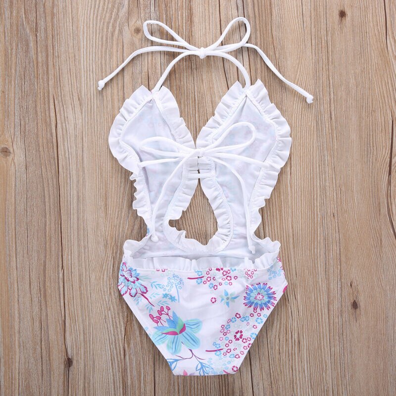 1-6Y bebé niñas traje de baño Niña una pieza niños traje de baño ropa de nado para niños de verano playa