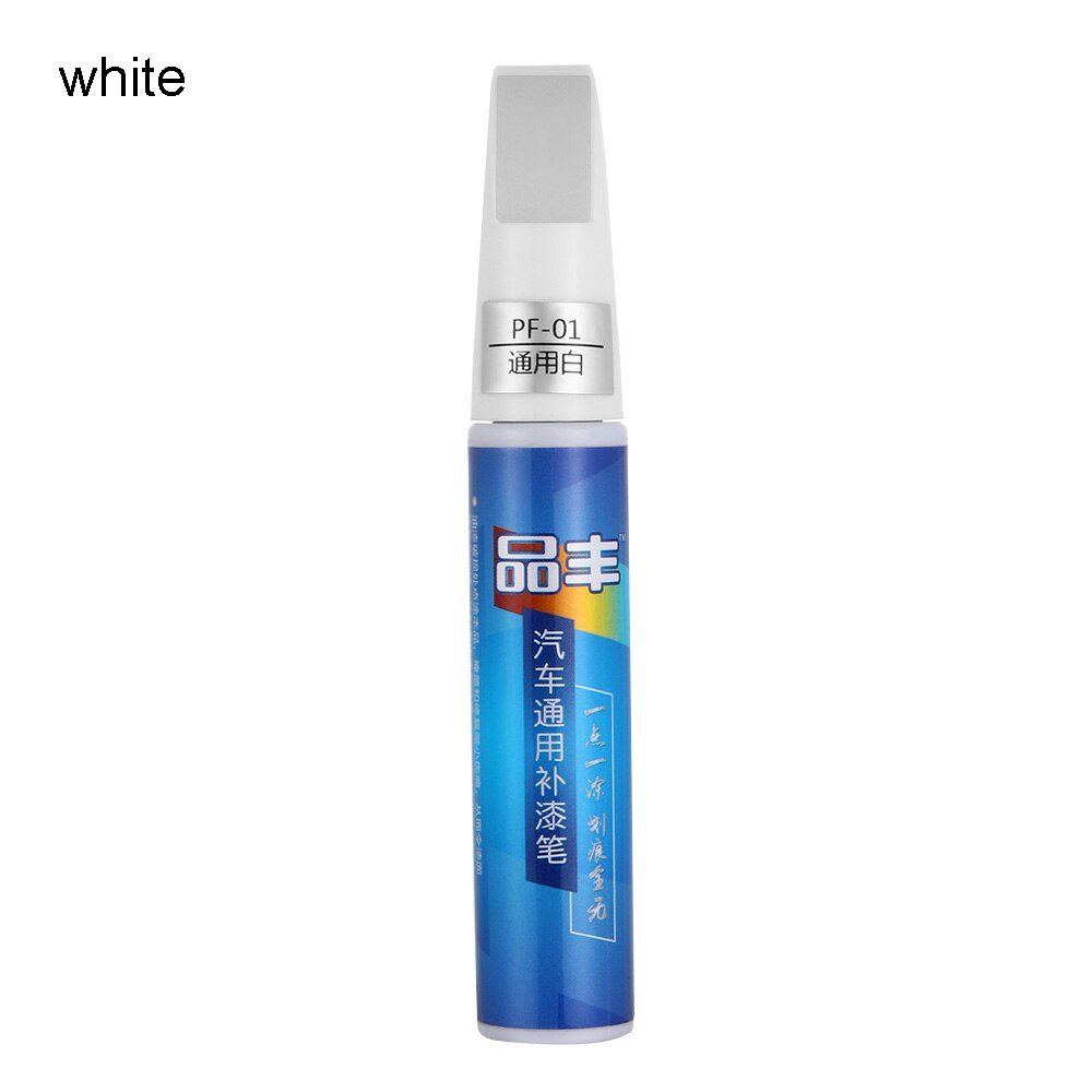 Pluma de Pintura transparente para reparación de arañazos, resistente al agua, para coche, más colores: Blanco