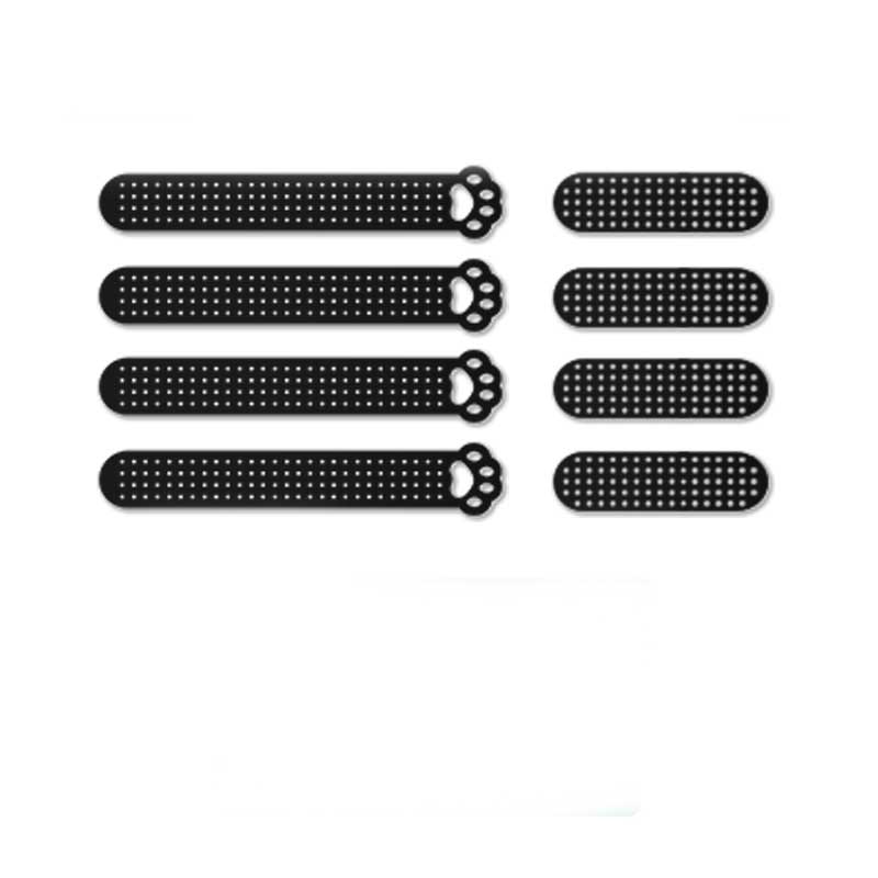 Anti Dust Metalen Mesh 8Pcs Stofdicht Netto Stickers Speaker Mesh Voor Iphone 13 Pro Max Stofdicht Accessoires Voor apple Iphone 12: Black