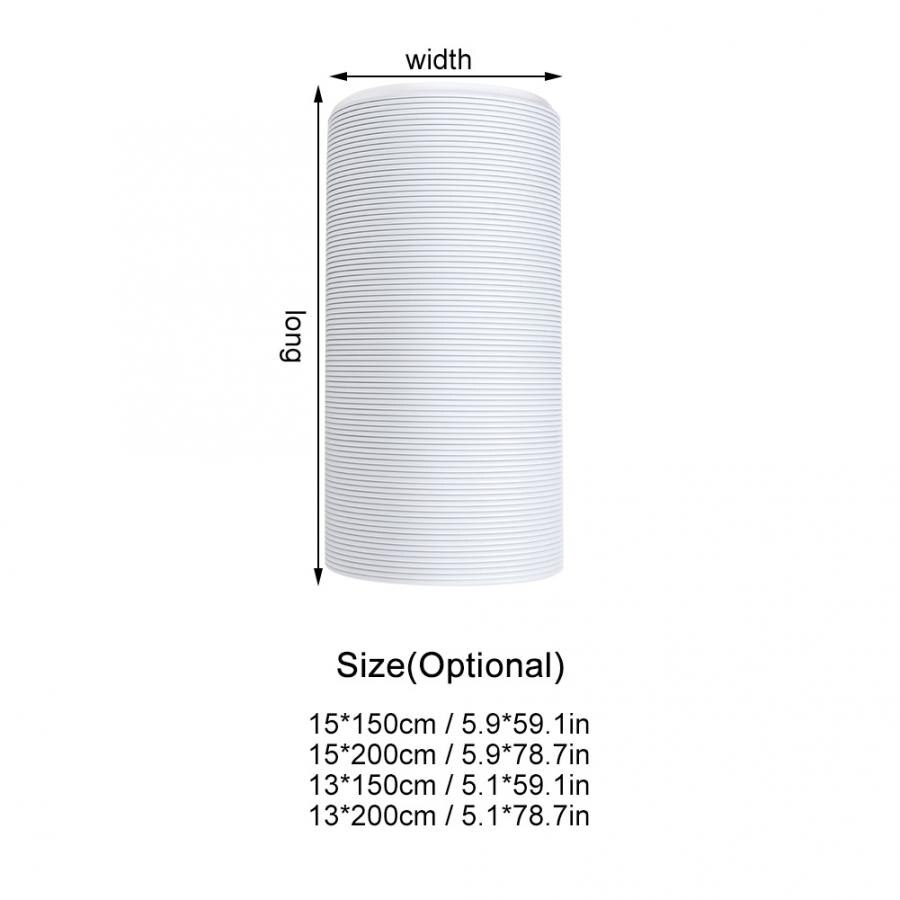 Tubo de escape Flexible para aire acondicionado, de 13cm y 15cm de diámetro, salida de manguera, extensión gratuita para aire acondicionado portátil