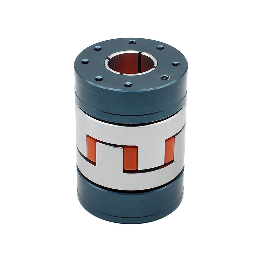 LONGWE High Torque Shaft Coupler 4 Jaw D55L78 Locking Assembly Flexible Plum Coupling for Cynchronous Motors